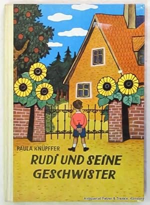 Imagen del vendedor de Rudi und seine Geschwister. Neue Erzhlungen vom Buschmhlenweg. 33. Tsd. Stuttgart, UDV, 1950. Mit zahlreichen getrnten Illustrationen von Johannes Grger. 64 S. Illustr. Or.-Hlwd. a la venta por Jrgen Patzer