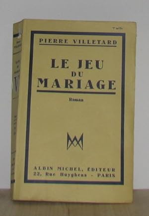 Seller image for Le jeu du mariage for sale by crealivres