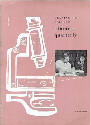 Image du vendeur pour Alumnae Quarterly - Bennington College (Vol. 1, No. 5 - 1949) mis en vente par Manian Enterprises