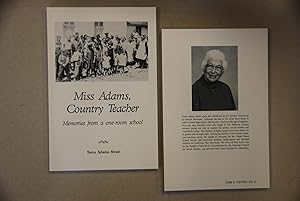 Seller image for Miss Adams, Country Teacher: memories from a one-room school for sale by Lee Booksellers
