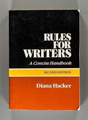 Seller image for Rules for Writers: A Concise Handbook for sale by Time & Time Again