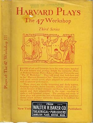 Seller image for Plays of the 47 Workshop, Third Series for sale by Babylon Revisited Rare Books