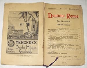 Bild des Verkufers fr Deutsche Revue - Eine Monatsschrift Februar 1918 zum Verkauf von Versandhandel fr Sammler