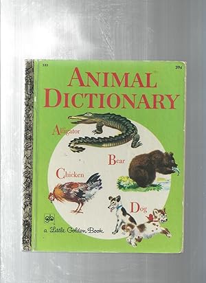 Seller image for ANIMAL DICTIONARY for sale by ODDS & ENDS BOOKS