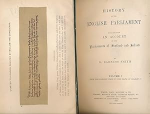 Seller image for History of the English Parliament Together with an Account of the Parliaments of Scotland and Ireland. 2 volume set for sale by Barter Books Ltd
