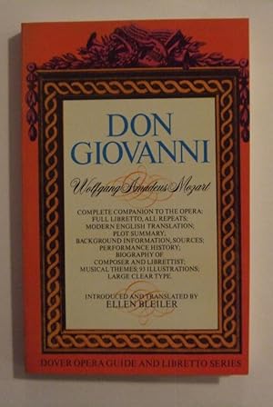 Imagen del vendedor de Don Giovanni (W A Mozart) a la venta por At the Sign of the Pipe