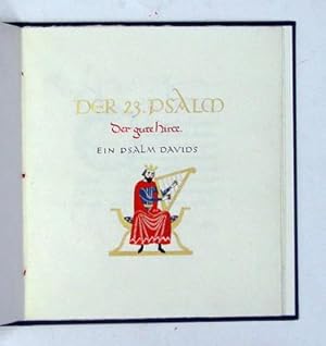 Bild des Verkufers fr Der 23. Psalm. Der gute Hirte. Ein Psalm Davids. zum Verkauf von antiquariat peter petrej - Bibliopolium AG