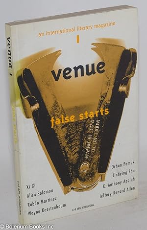 Seller image for Venue; an international literary magazine [issue] I: false starts for sale by Bolerium Books Inc.