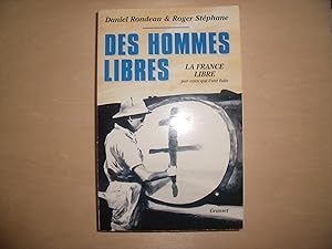 Seller image for DES HOMMES LIBRES for sale by Le temps retrouv