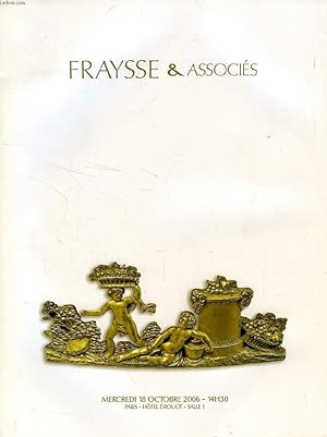 Bild des Verkufers fr FRAYSSE & ASSOCIES, TABLEAUX ANCIENS ET MODERNES, CERALIQUES EUROPEENNES, ART D'ASIE, ETC. (CATALOGUE) zum Verkauf von Le-Livre