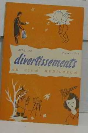 Divertissements n°4 avril 1952