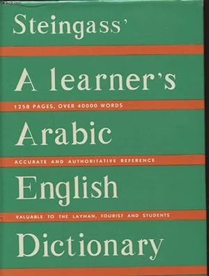 Bild des Verkufers fr A LEARNER S ARABIC ENGLISH DICTIONNARY zum Verkauf von Le-Livre
