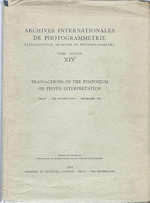 Transactions of the Symposium on Photo Interpretation, Delft, 1962