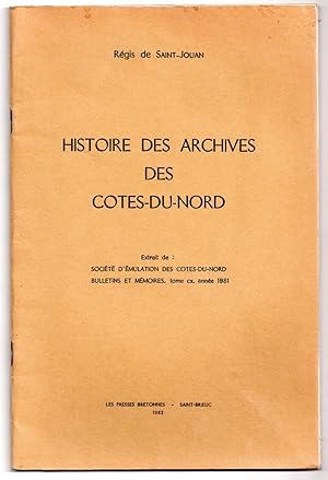 Histoire des Archives des Côtes-du-Nord