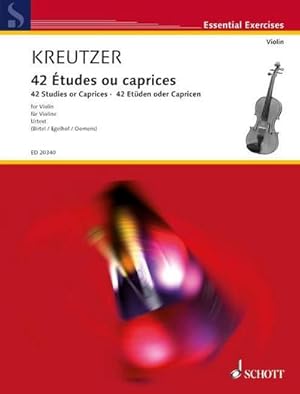 Bild des Verkufers fr 42 tudes ou caprices : Violine zum Verkauf von AHA-BUCH GmbH