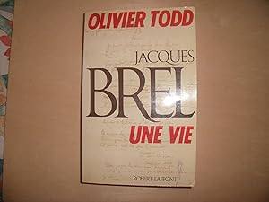 Seller image for JACQUES BREL UNE VIE for sale by Le temps retrouv