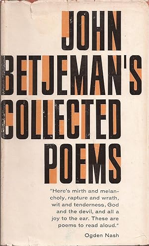 Imagen del vendedor de John Betjeman's Collected Poems a la venta por Auldfarran Books, IOBA