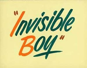 Bild des Verk�ufers f�r Hand-painted lobby card for the sci-fi film Invisible Boy. zum Verkauf von Wittenborn Art Books
