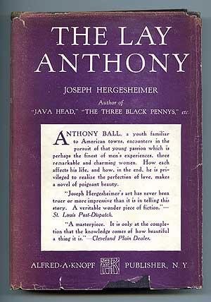 Seller image for The Lay Anthony: A Romance for sale by Between the Covers-Rare Books, Inc. ABAA