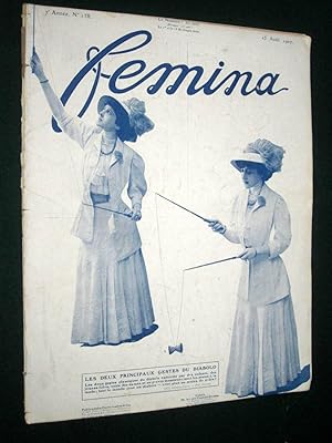 Femina, No 158, 15 août 1907. ( Une Francaise Au Sommet Du Mont Cevin)