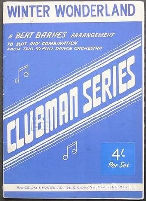 Bild des Verkufers fr Winter Wonderland - Clubman Series Sheet Music zum Verkauf von Hall of Books