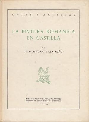 Bild des Verkufers fr LA PINTURA ROMANICA EN CASTILLA zum Verkauf von Librera Vobiscum