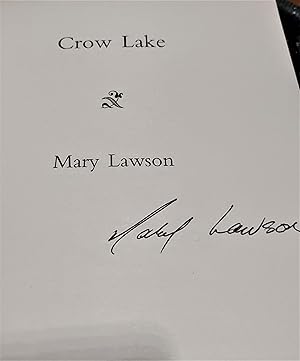 Crow Lake ***SIGNED 1/st/1st ARC *** with *** Promo Card ***