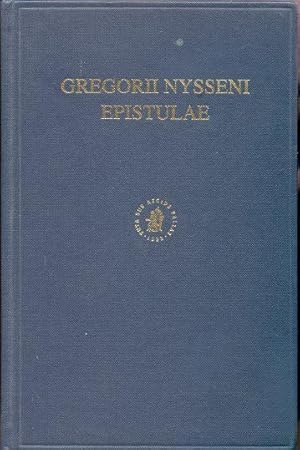 Gregorii Nysseni Epistulae