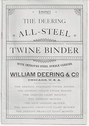 Bild des Verkufers fr The Deering all-steel twine binder : with improved steel bundle carrier zum Verkauf von ReREAD Books & Bindery
