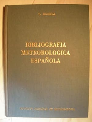 Bibliografía Meteorológica Española