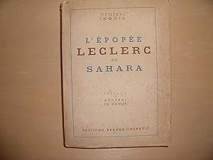 Imagen del vendedor de L'EPOPEE LECLERC AU SAHARA a la venta por Le temps retrouv