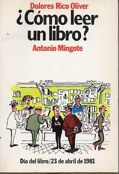 Seller image for CMO LEER UN LIBRO? for sale by angeles sancha libros