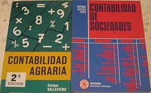Seller image for Principios de contabilidad + Contabilidad de sociedades + Contabilidad agraria + La nueva contabilidad (4 libros) for sale by Libros Dickens