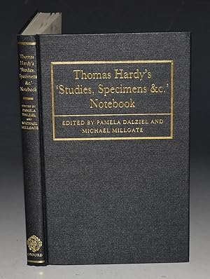 Imagen del vendedor de Thomas Hardy?s ?Studies, Specimens etc.? Notebook. a la venta por PROCTOR / THE ANTIQUE MAP & BOOKSHOP