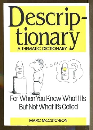 Imagen del vendedor de Descriptionary: A Thematic Dictionary a la venta por Dearly Departed Books