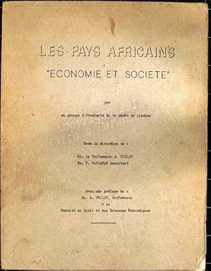 Les pays africains "économie et société".