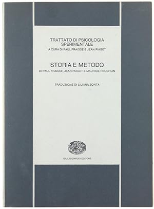 Immagine del venditore per STORIA E METODO.: venduto da Bergoglio Libri d'Epoca