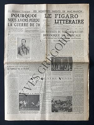 LE FIGARO LITTERAIRE-N°493-1 OCTOBRE 1955