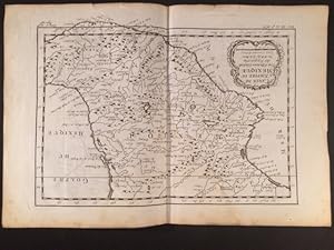 Carte de l'Empire du Mexique pour l'Histoire Generale des Voyages 1754. Par M. B. Ing. de la Mari...