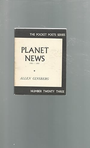 Bild des Verkufers fr Planet News, 1961-1967 (City Lights Pocket Poets Series, #23) zum Verkauf von Dorley House Books, Inc.