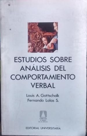 Estudios sobre análisis del comportamiento verbal