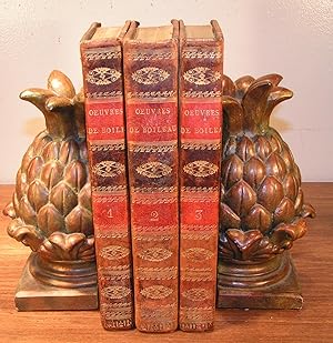 ŒUVRES DE BOILEAU (en 3 volumes, 1815, reliures d’époque