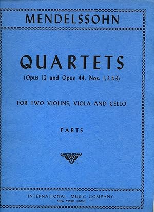 Quartets, (Opus 12 and Opus 44, Nos. 1, 2 & 3)