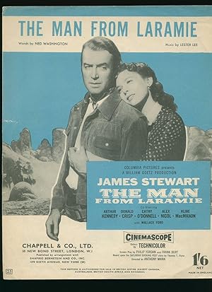 Seller image for The Man From Laramie [Vintage Piano Sheet Music] for sale by Little Stour Books PBFA Member