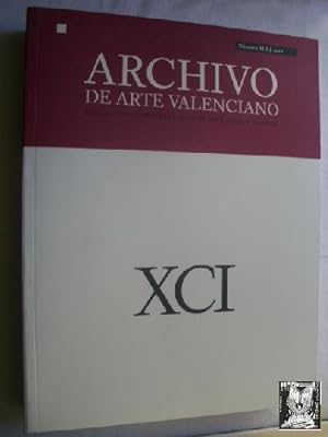 ARCHIVO DE ARTE VALENCIANO. XCI. 2010