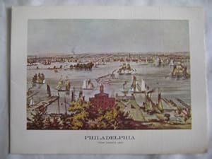 Antigua Tarjeta - Old Card : PHILADELPHIA - From Camden 1850