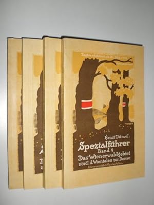 Spezialführer durch den Wienerwald. 4 Bände mit 18 Weg- und Rundblickskizzen. 4 Bände.