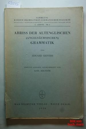 Abriss der Altenglischen (Angelsächsischen) Grammatik