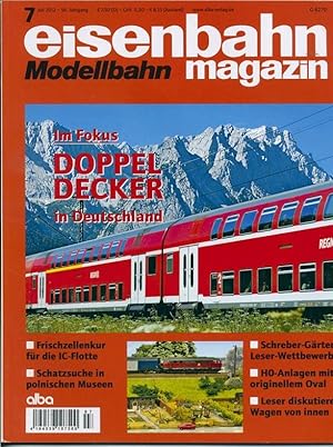 Doppeldecker in Deutschland (= eisenbahn Modellbahn magazin 7/2012 Juli 2012)