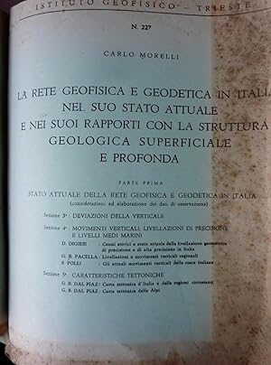 Miscellanea Pubblicazioni "TRIESTE ISTITUTO TALASSOGRAFICO Pubblicazioni 50 - 230" 1930 / 1948